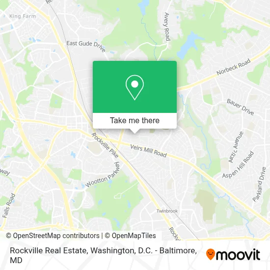 Rockville Real Estate map