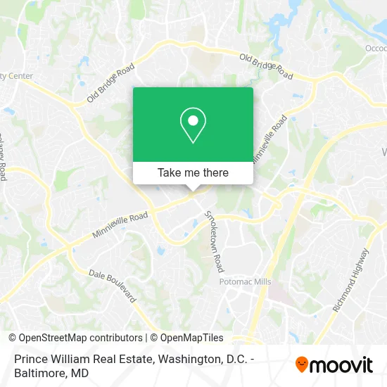 Prince William Real Estate map