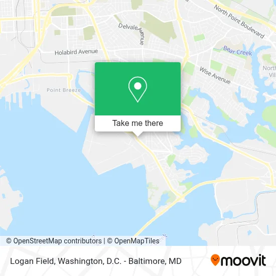 Logan Field map