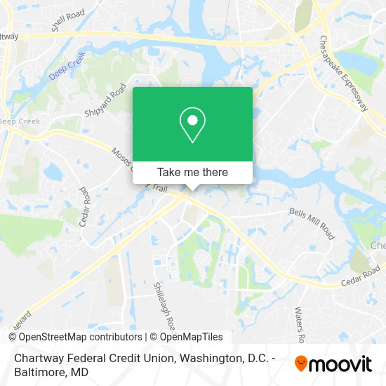 Chartway Federal Credit Union map