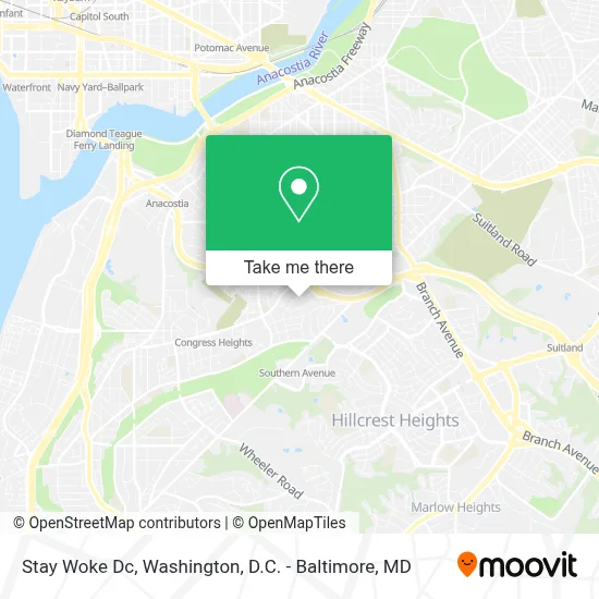 Stay Woke Dc map