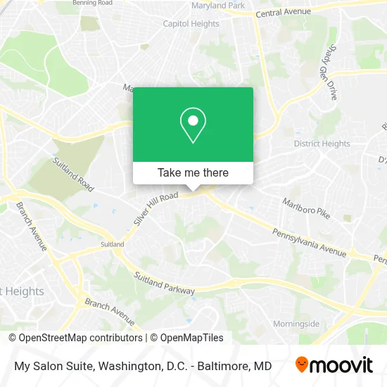 My Salon Suite map