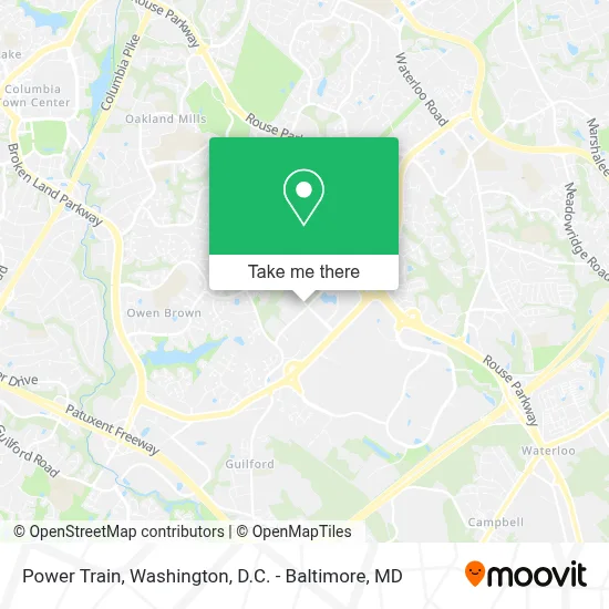 Power Train map
