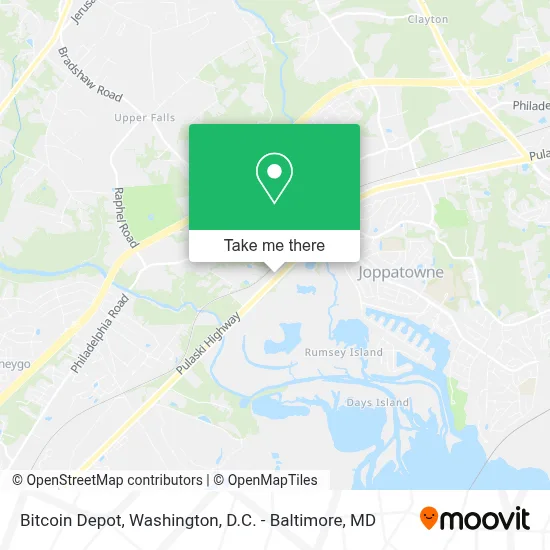 Bitcoin Depot map