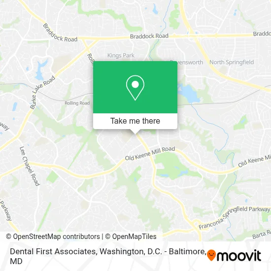 Dental First Associates map