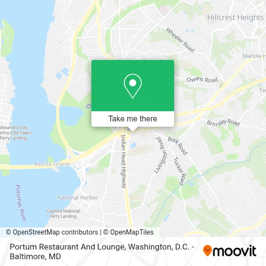 Portum Restaurant And Lounge map