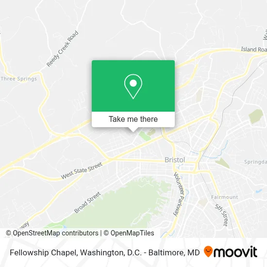Fellowship Chapel map