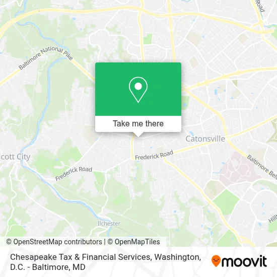 Chesapeake Tax & Financial Services map