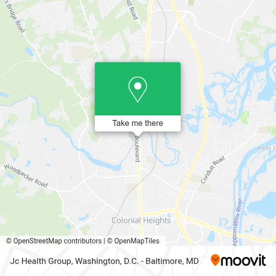 Jc Health Group map