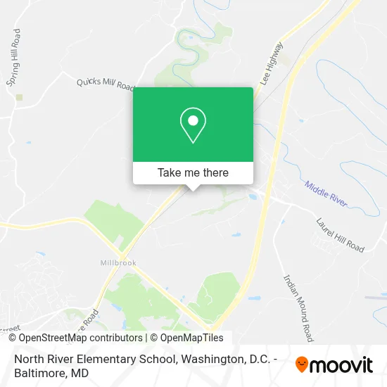 North River Elementary School map
