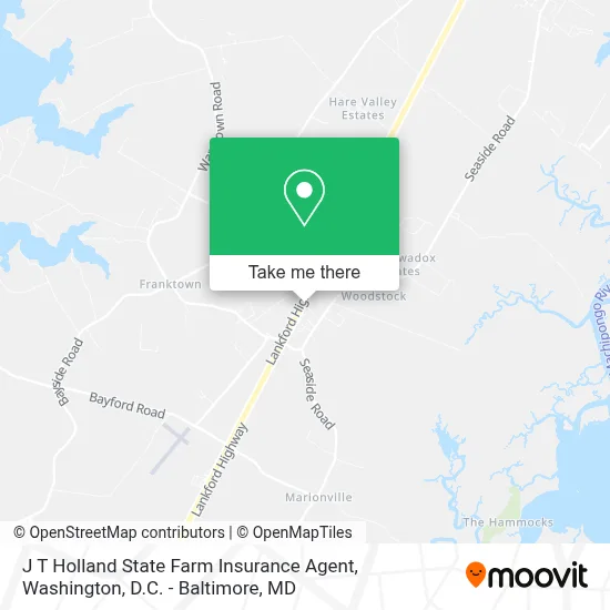 J T Holland State Farm Insurance Agent map