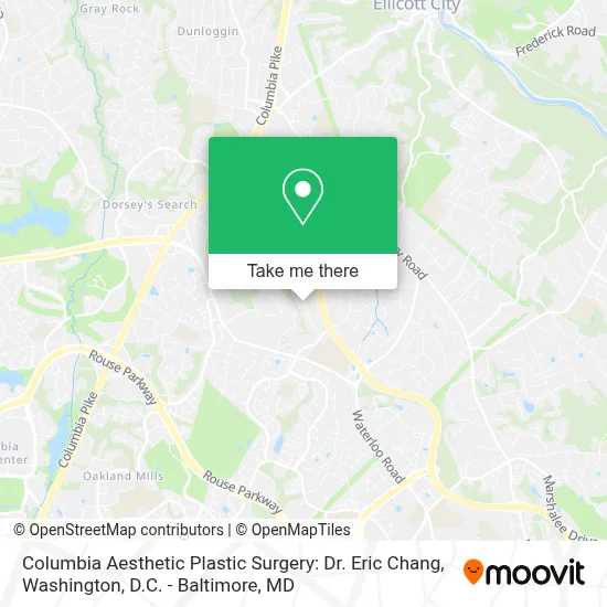 Columbia Aesthetic Plastic Surgery: Dr. Eric Chang map