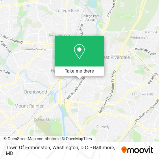 Town Of Edmonston map