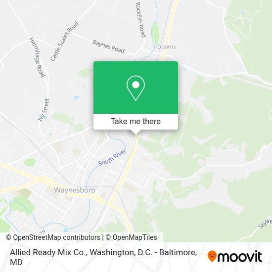 Allied Ready Mix Co. map