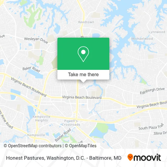 Honest Pastures map