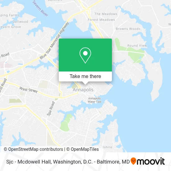 Sjc - Mcdowell Hall map