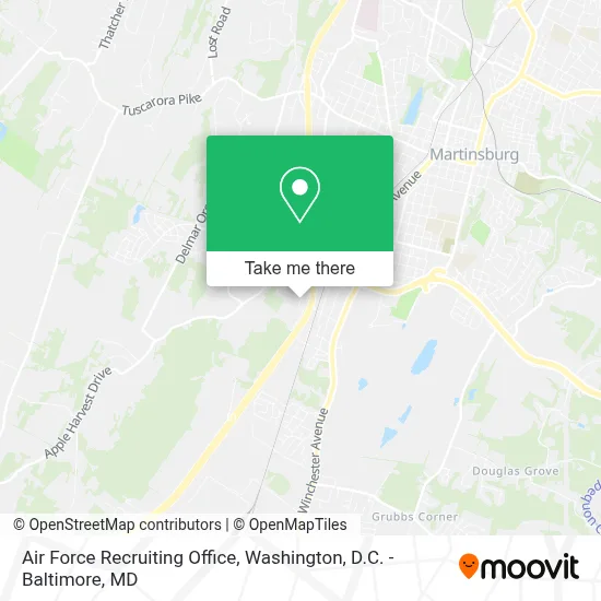 Air Force Recruiting Office map