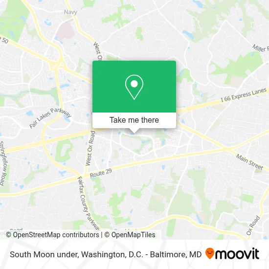 South Moon under map