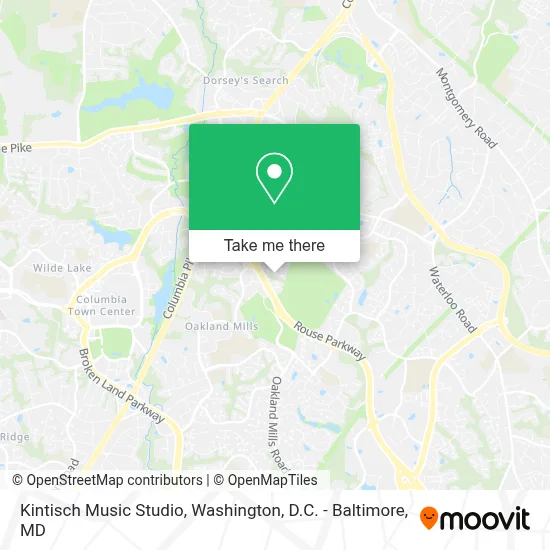 Kintisch Music Studio map