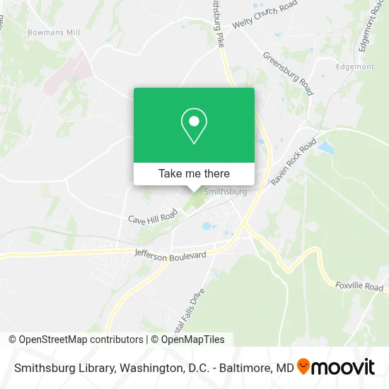 Smithsburg Library map