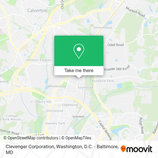 Clevenger Corporation map