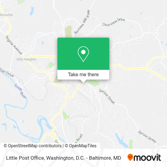 Little Post Office map