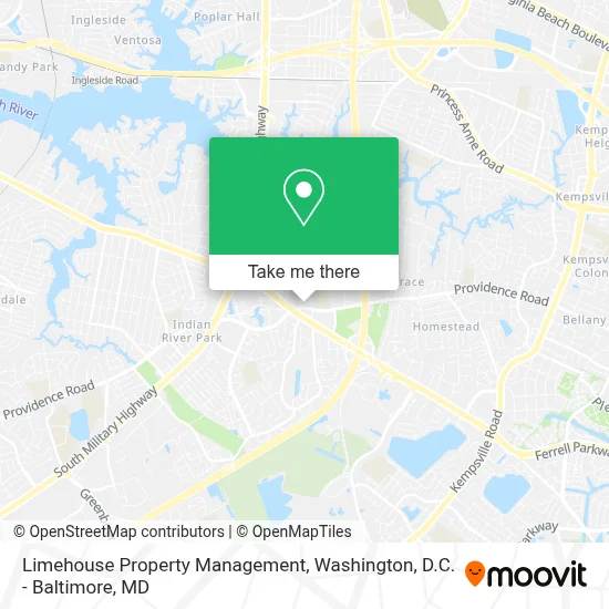 Limehouse Property Management map