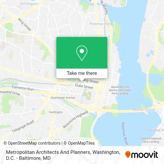 Metropolitan Architects And Planners map