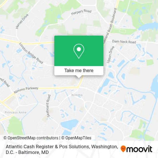 Atlantic Cash Register & Pos Solutions map