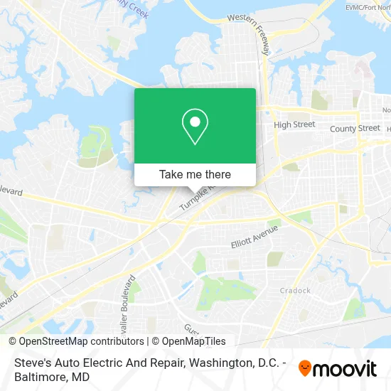 Steve's Auto Electric And Repair map