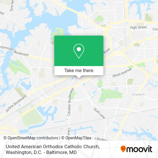 United American Orthodox Catholic Church map