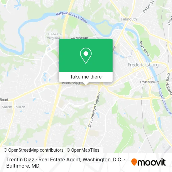 Trentin Diaz - Real Estate Agent map