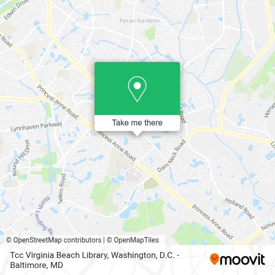 Tcc Virginia Beach Library map