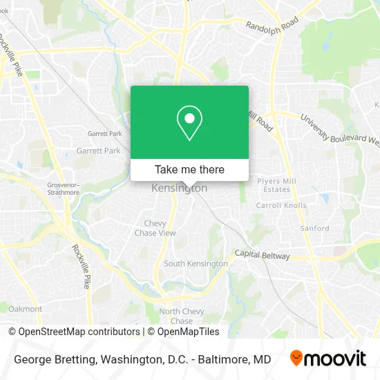 George Bretting map
