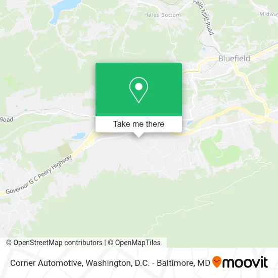 Corner Automotive map