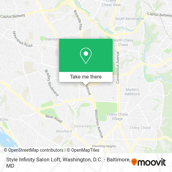 Style Infinity Salon Loft map