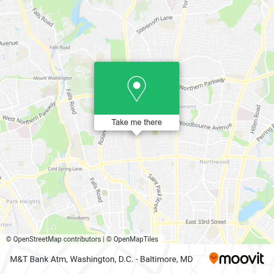 M&T Bank Atm map