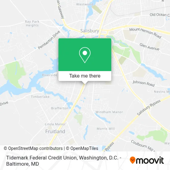 Tidemark Federal Credit Union map