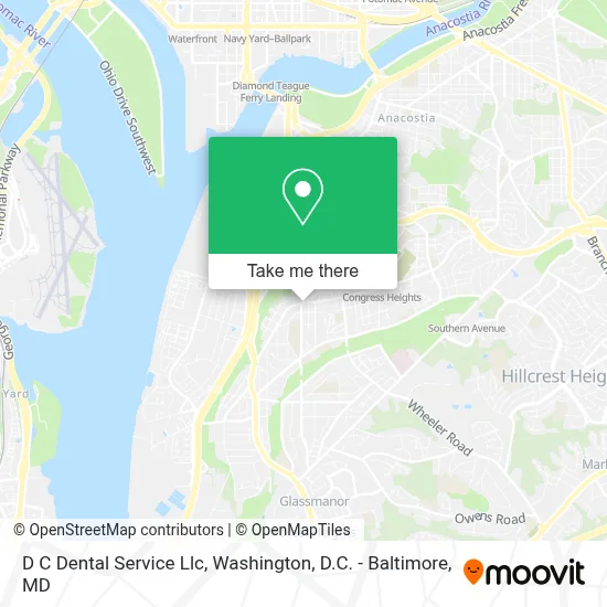 D C Dental Service Llc map