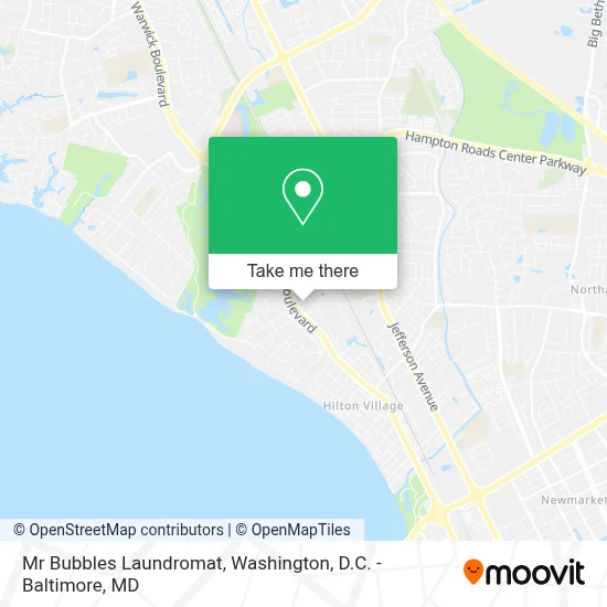 Mr Bubbles Laundromat map
