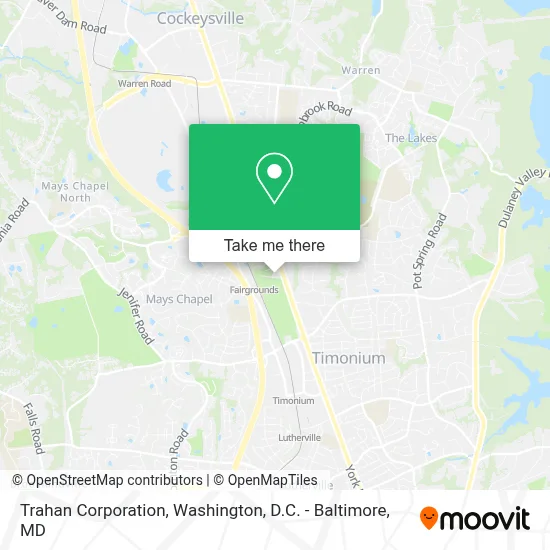 Trahan Corporation map