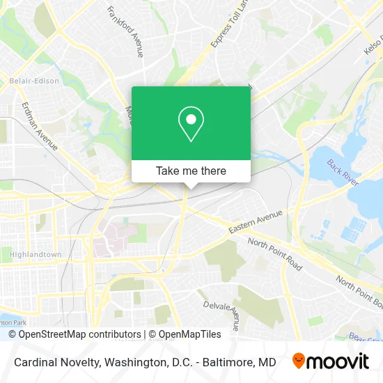 Cardinal Novelty map