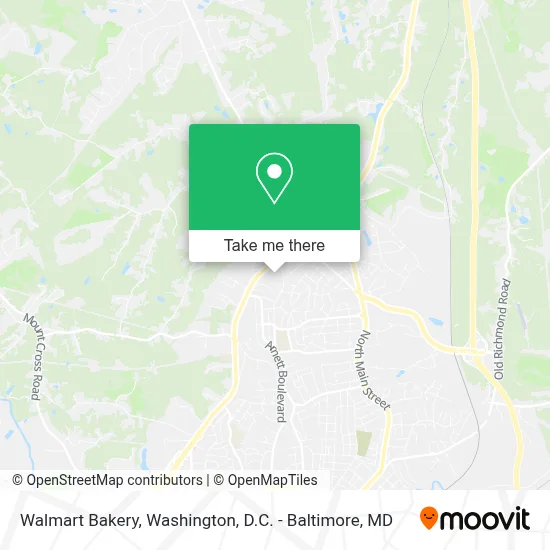 Walmart Bakery map