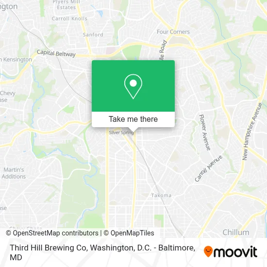 Third Hill Brewing Co map