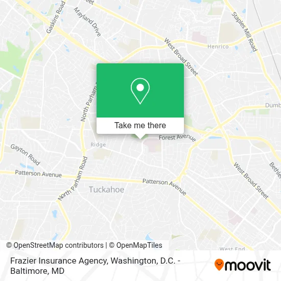 Frazier Insurance Agency map