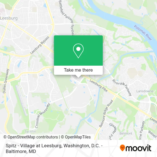 Spitz - Village at Leesburg map