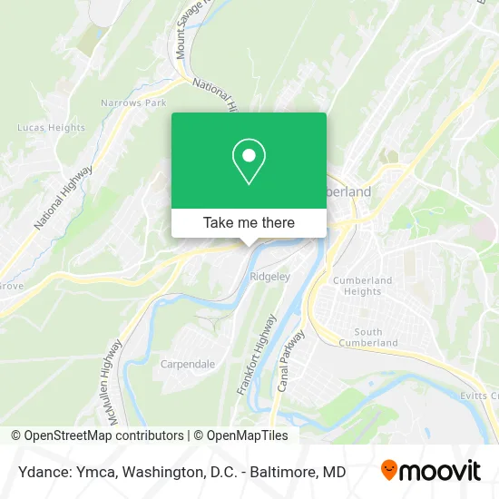 Ydance: Ymca map