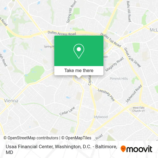 Usaa Financial Center map