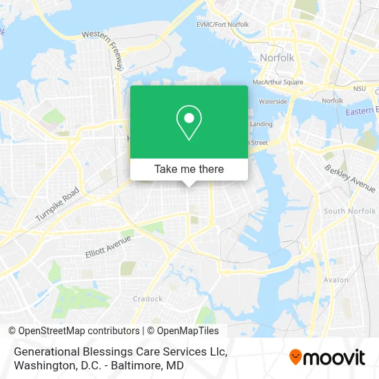 Generational Blessings Care Services Llc map