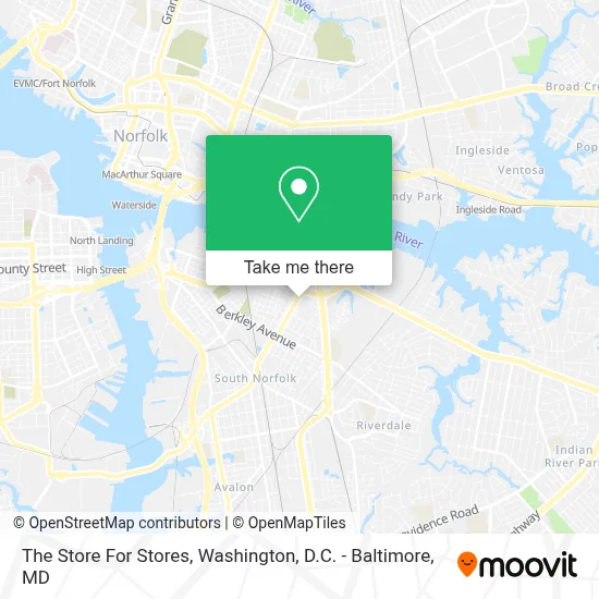 The Store For Stores map